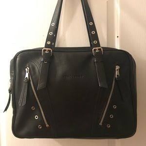 Longchamp x Kate Boss Leather Handbag
